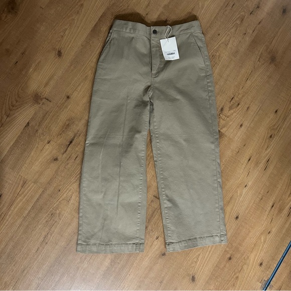 Oak + Fort Cropped Wide Leg Pant - Picture 4 of 6